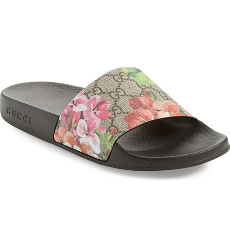 womens gucci signature slide sandal|Gucci slides women's nordstrom.